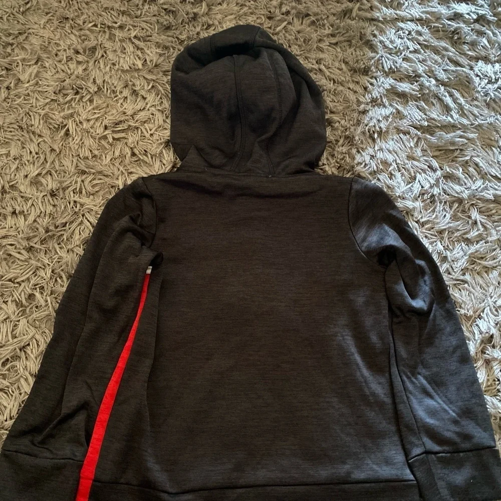 Adidas Kids Red and Black jacket Hoodie size 5